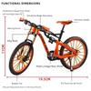 1:8 Downhill Mountainbike Modell Spielzeugauto Gelenklenkung Stoßdämpfung Simulationsornamente Fahrrad Geschenke für Kinder