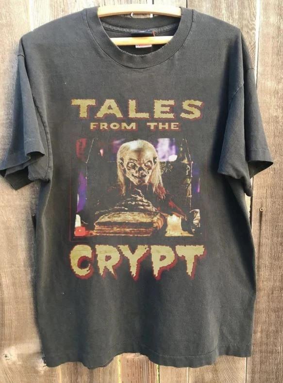 Tales From the Crypt Cryptkeeper Charcoal Short Sleeve Unisex T-shirt S-5XL Unisex T-Shirt