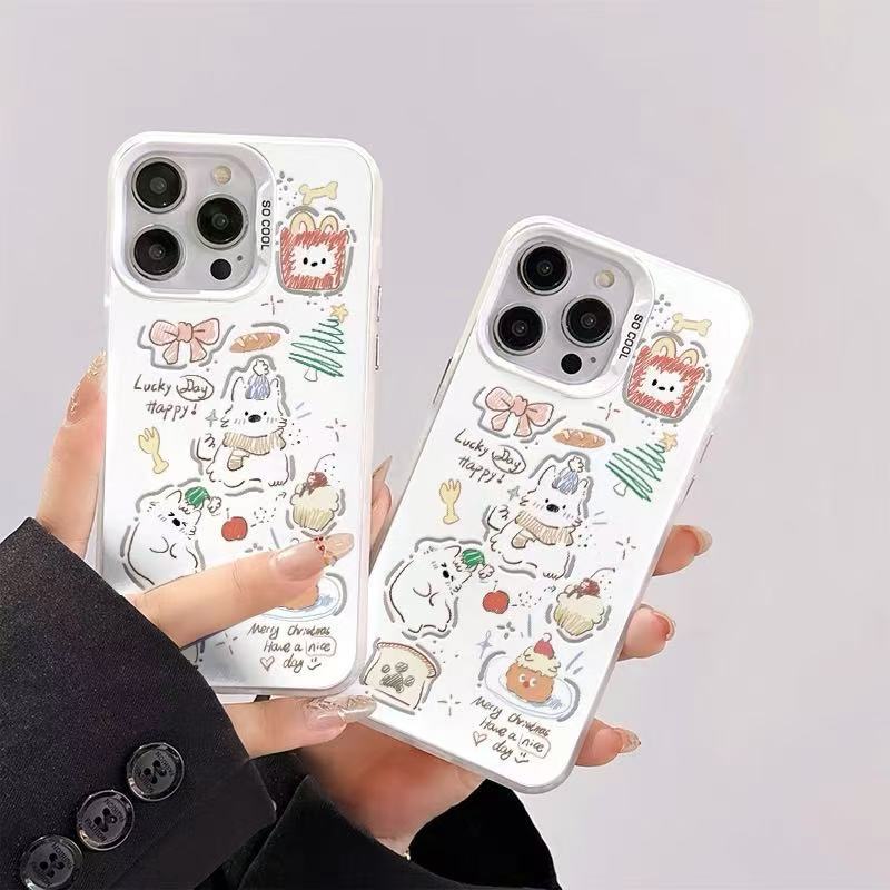 The New Japanese and Korean Desserts Are Suitable for Iphone17 Mobile Phone Case Apple 15promax/14 Anti-drop 13pro16 Cute