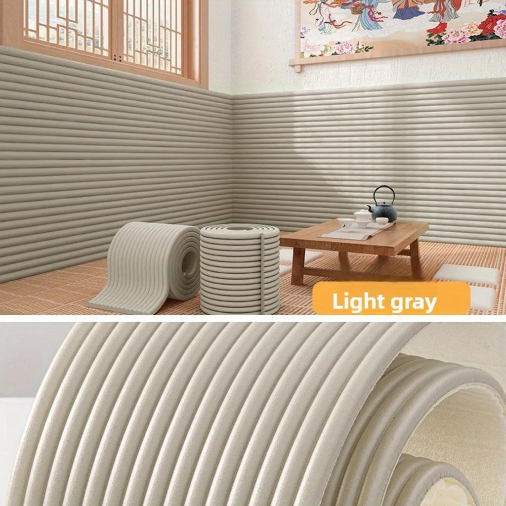 Self-Adhesive Corner & Edge Protectors-Suitable for Walls Floors Furniture - DIY Cut-to-Fit for Living Room - Modern Minimalist