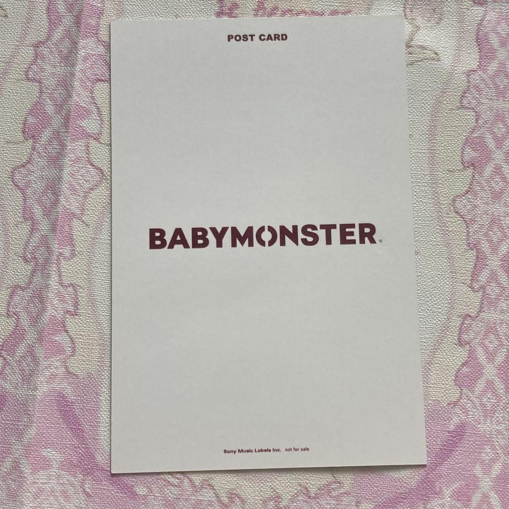 [USED] 5/11 B Prize BABYMONSTER Luca Fan Meeting Postcard