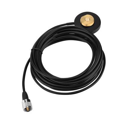 UHF  VHF NMO Mount Magnetic Base for Car Mobile Radio Antenna RG58 Cable