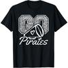 Go Cheer Pirates Sports Name Gifts Men Women Boy Girl T-Shirt