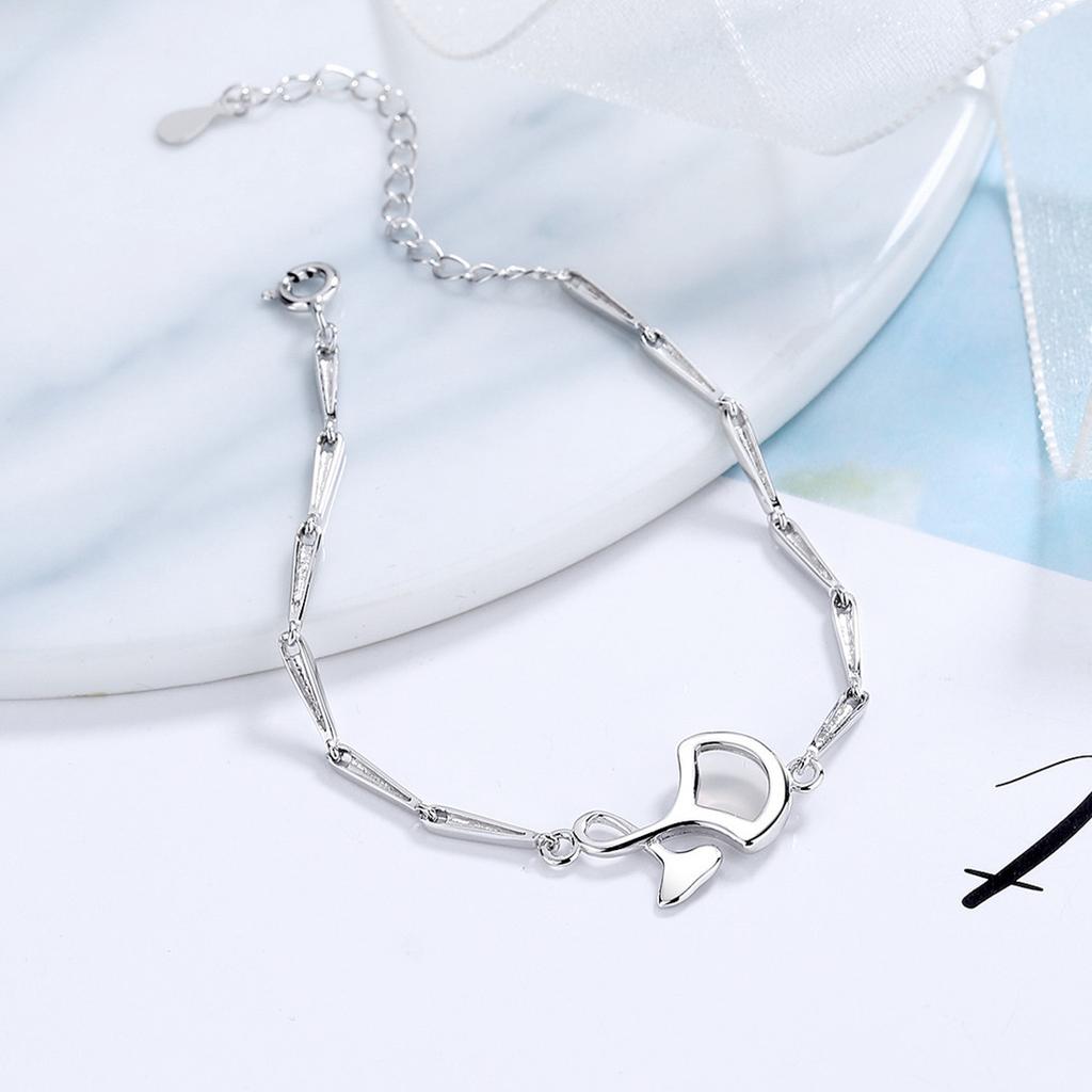 Sansheng Apricot Bracelet Sterling Silver S925 Light Luxury Minority Ins Opal Sansheng Lucky Hand Jewelry