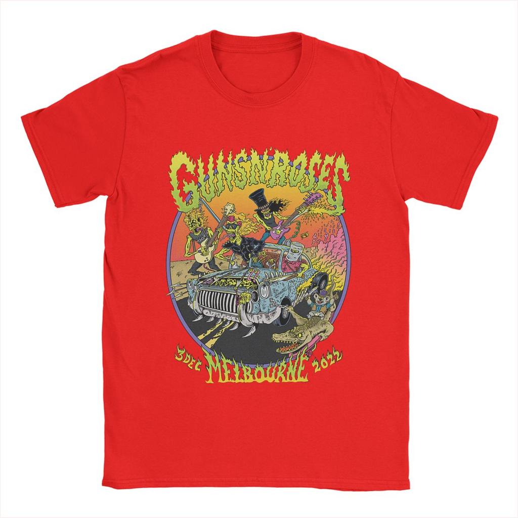Guns N Roses Men T Shirts Funny Tees Short Sleeve O Neck T-Shirt 100% Cotton Graphic Clothes