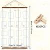 Minimalist Hanging Photo Display Handcrafted Photo Clip String Light  Halloween