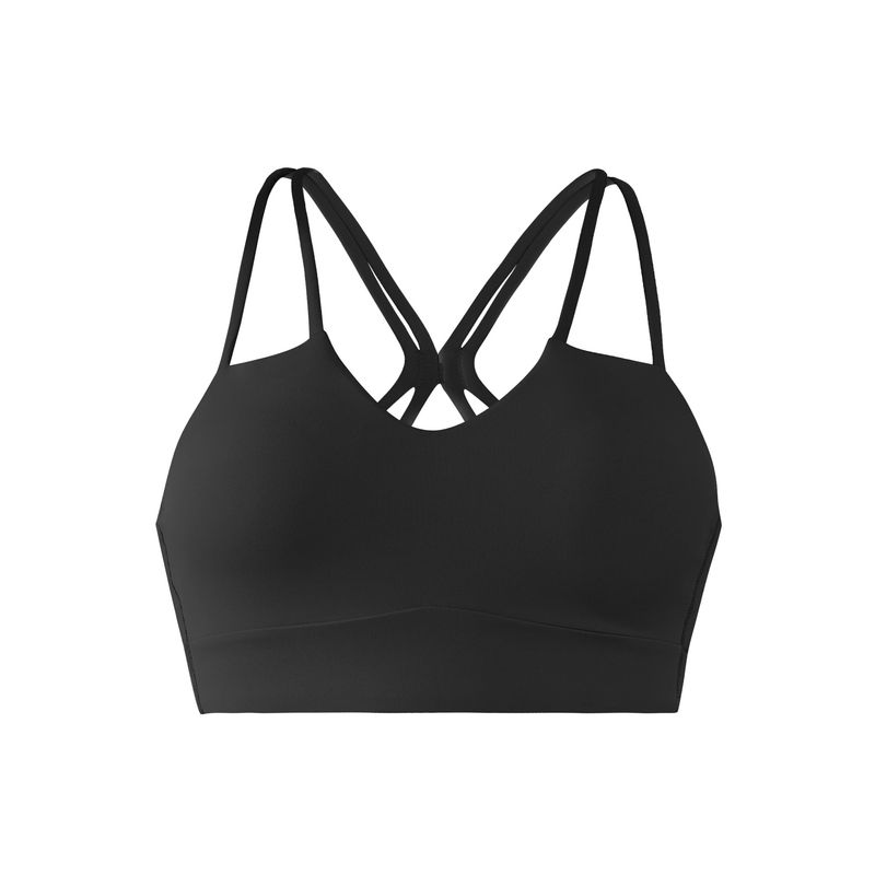 

Foreign Trade Summer Sports Underwear Women Beauty Back Shockproof Push up Running Fitness Vest Medium High Strength Yoga Bra Bra Black L(80A/ B /C)