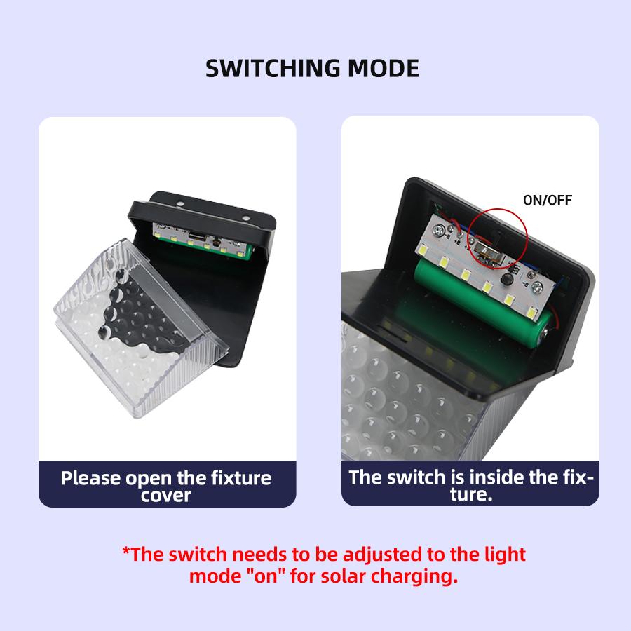 Outdoor Mini Solar LED Wall Lamp With Light Sensor Household Waterproof Balcony Patio Garden Decoration Solar Lighting Lamp