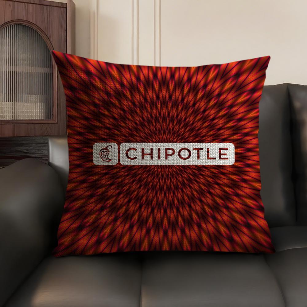 Food C-Chipotles Cushion Cover Summer Breathable Linen Organic Fabric Double-Sided Printing Sofa Pillow Case Home Decor