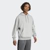 adidas Unisex Basic Locker Geschnittener Hoodie mit 3 Streifen Logo aus French Terry, Hergestellt aus recycelbaren Materialien