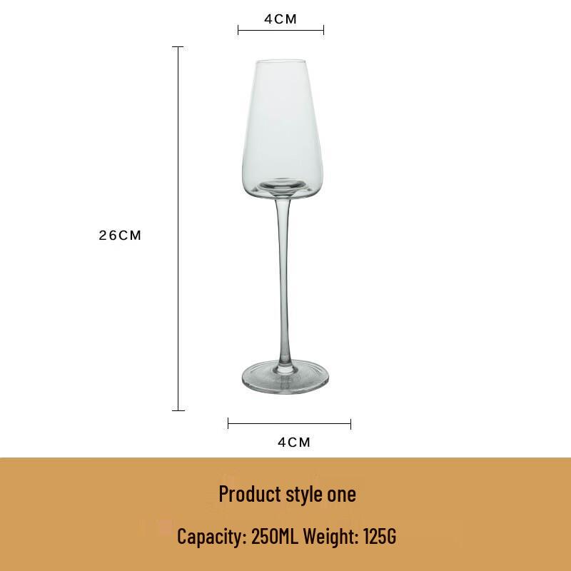 Zestaw kieliszków do czerwonego wina Shang Qi z wklęsłą podstawą