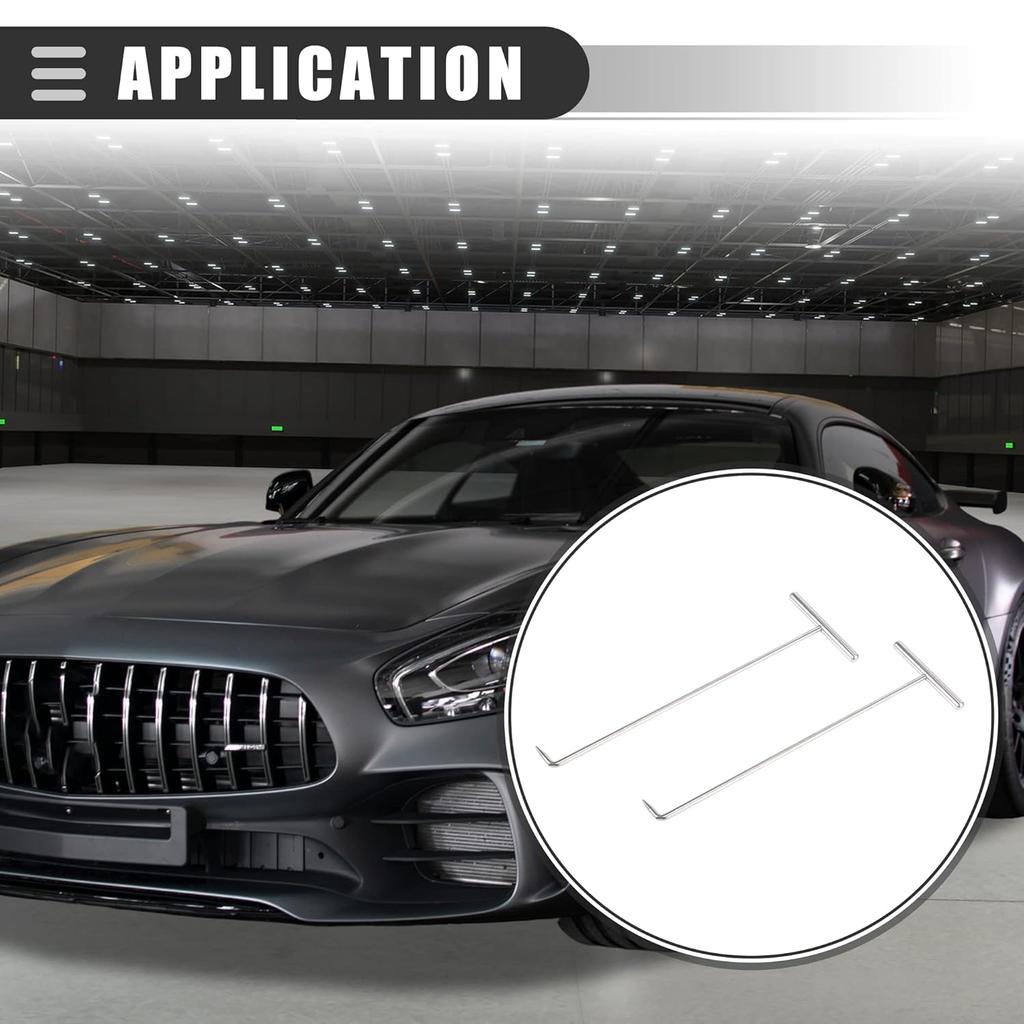 Motoforti Car Instrument Cluster Removal Hook, Pulling Tool, for Mercedes-Benz for AMG GT 2017-2019, W140589023300, Silver Tone, 2pcs