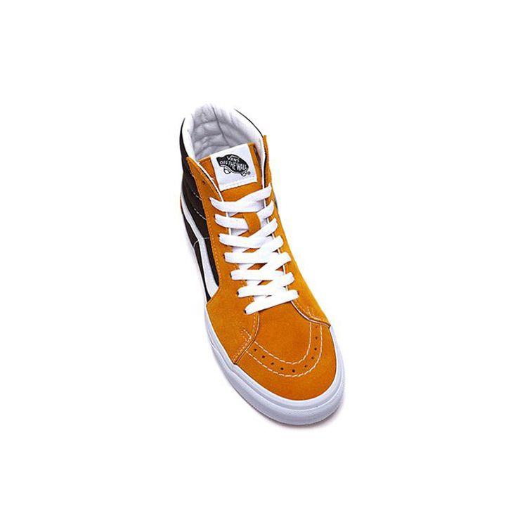 Vans Sk8 Casual High-Top Skate Shoes Unisex Sneakers Black Yellow VN0A4BV6SXY