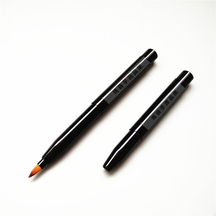 Mini Retractable Metal Lip Brush - Single-Headed Lip Liner & Lipstick Pen