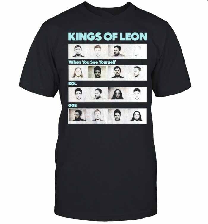 

Винтажная футболка унисекс When You Seeself Kings Of Leon Pe205
