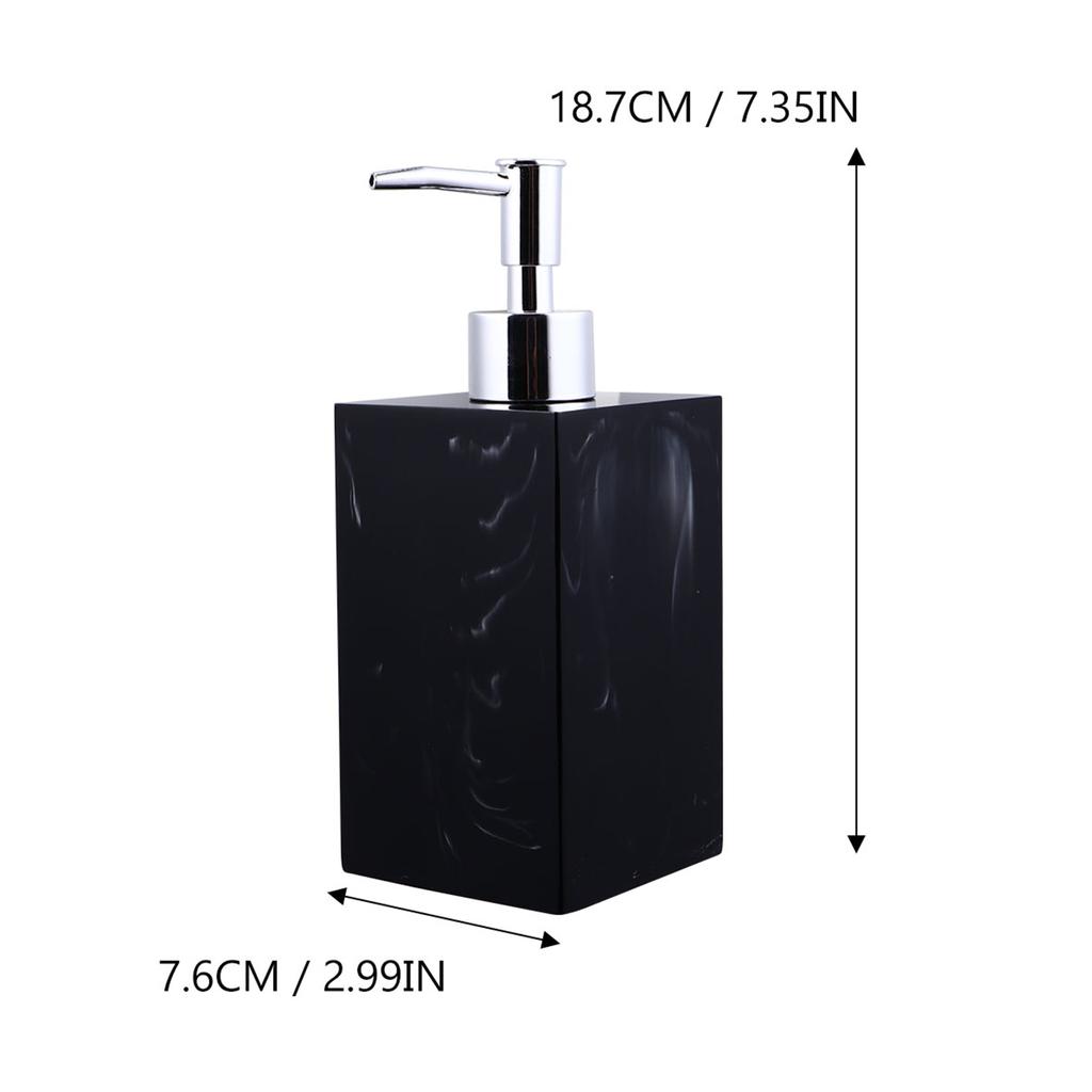 1Set Pump Soap Dispenser Made of Resin Fine Craftsmanship Decorative Shape for Household Bathroom Toilet Decoration Shampoo