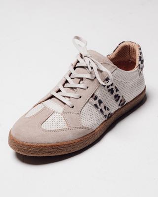 Sneakersy damskie 6904506 36 beżowy leopard zamsz skóra