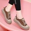 Damskie Casualowe Skórzane Sneakersy Wiosenne i Jesienne Sneakersy Retro Buty Podróżne Buty do Wszystkiego