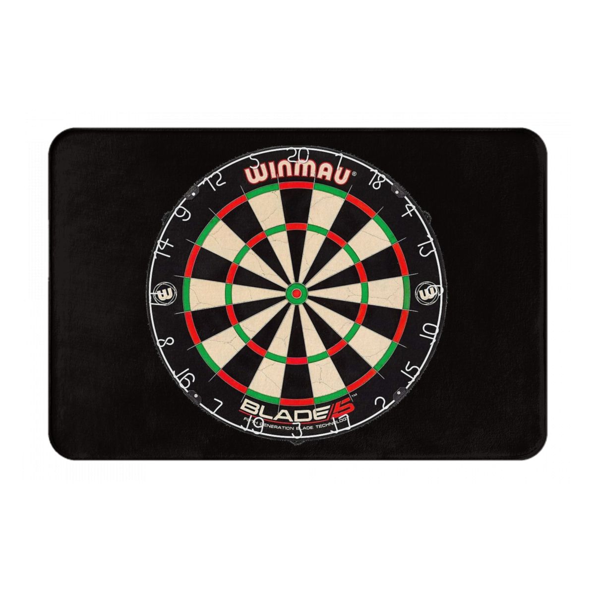 

Winmau Blade Dartboard Anti-slip Doormat Floor Mat Antiwear Carpet Rug for Kitchen Entrance Bathroom Living room Footpad Mats 60x40cm 24x16in