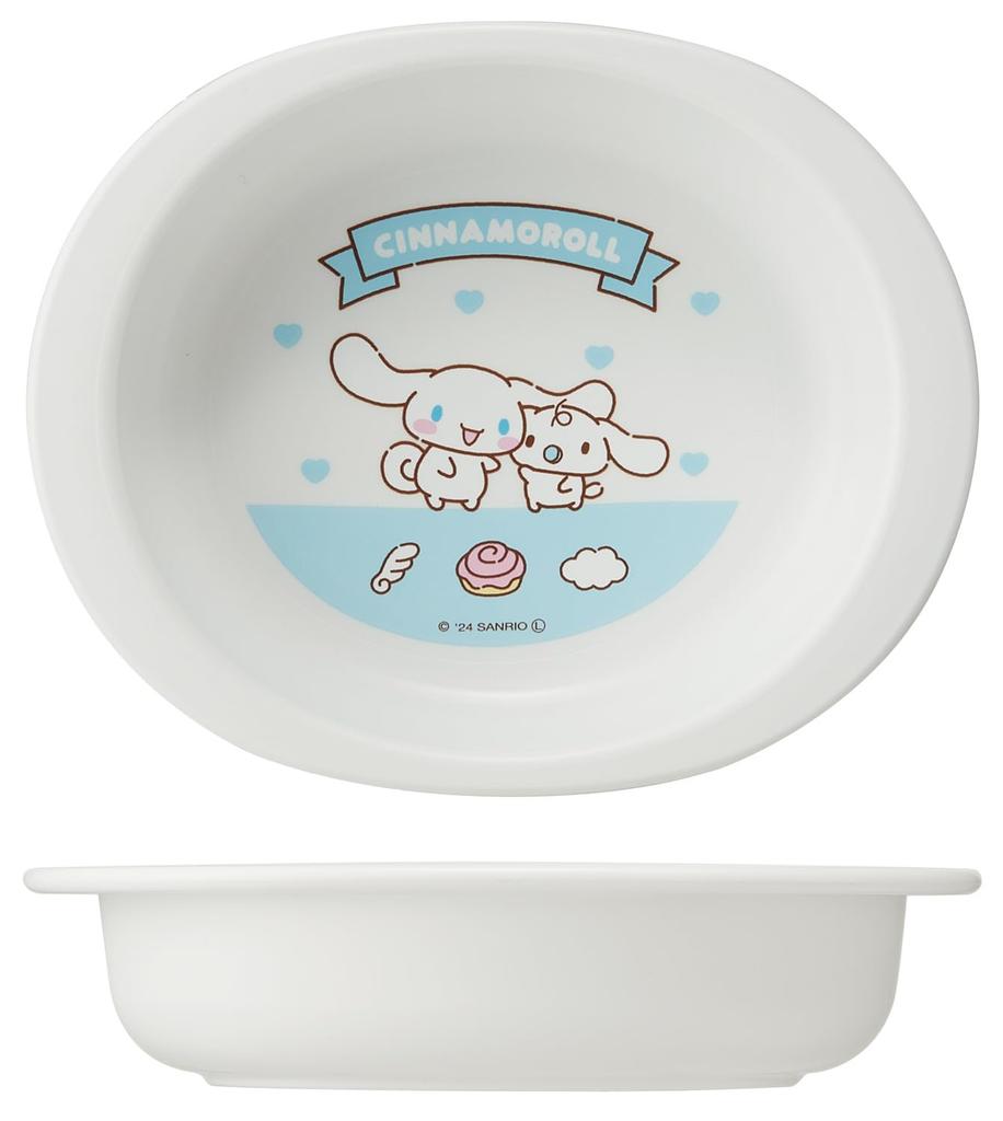 Skater Antibacterial Baby Small Ages 5 Months and Made in Sanrio Cinnamoroll Children's Dishware, Plate, Up, Plastic, 290ml, Japan, Design, XP25AG-A