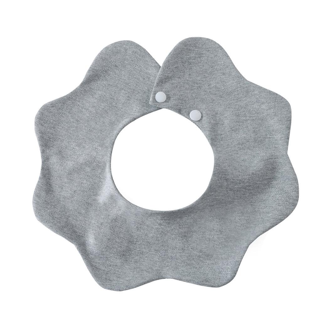 100% Cotton Baby Drool Bibs Soft Cloud 360° Wave Design Comfortable Drool Bandana for Infants Newborns