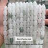 8/10mm Natural Tianshan Jade Old Shape Beads - Ice Jade Stone Apple Beads for DIY Jewelry