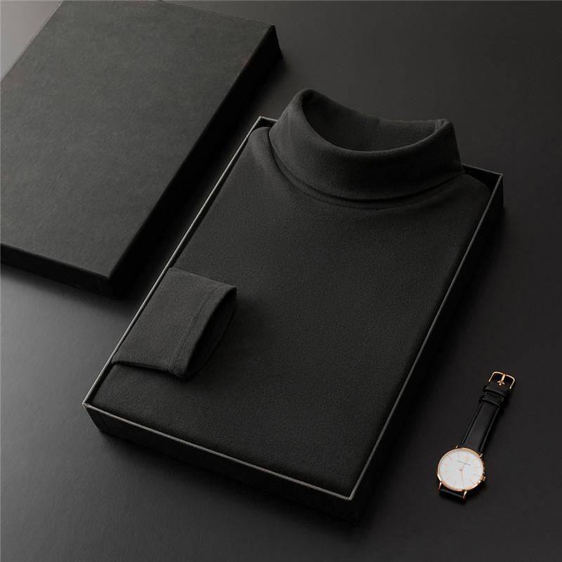 

Мужская двусторонняя бархатная рубашка с высоким воротником в немецком стиле, мужская осенне-зимняя новая удобная повседневная толстовка для мужчин M коричневый