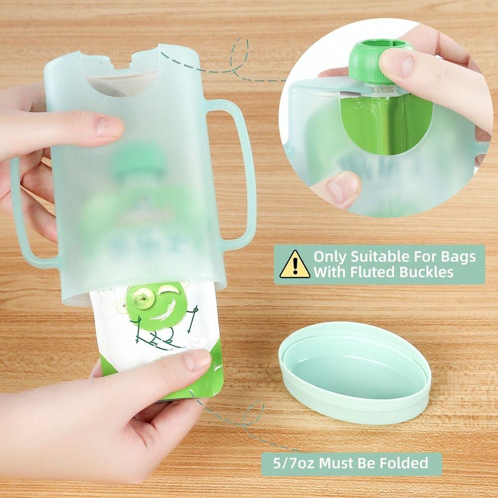 Comfortable Squeeze Pouch Holder Squeeze Proof Milk Box Holder Food Pouch Holder for Baby