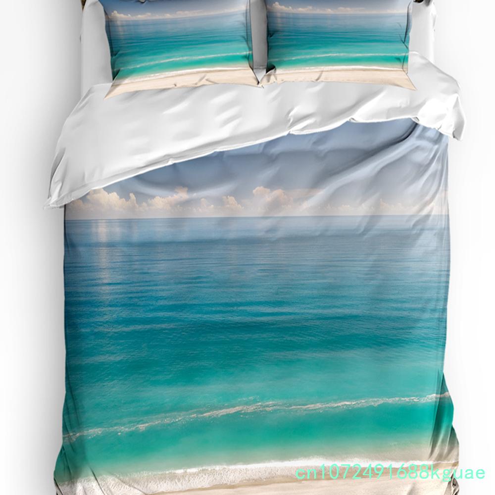 3pcs Bedding Set Canada Lake Landscape Rock Mountain Peaks Trees Duvet Cover Pillow Case Boy Kid Teen Girl Bedding Covers Set
