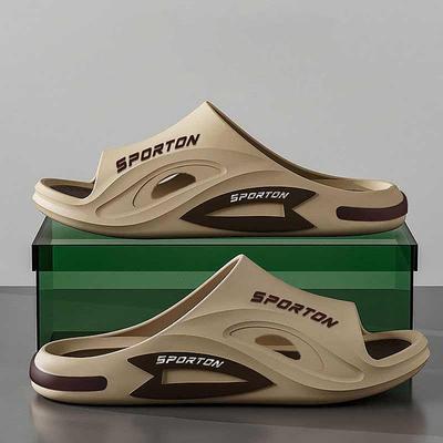 Outdoor-Hausschuhe für Herren: Trendige Sommersandalen mit weichen, rutschfesten, desodorierenden PVC-Sohlen für Paare.