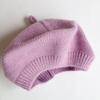 Candy Color Baby Beret Hat for Girls Autumn Winter Knitted Hat Sweet Infant Beanie Cap Fashion Kids Accessories 1-4 Years