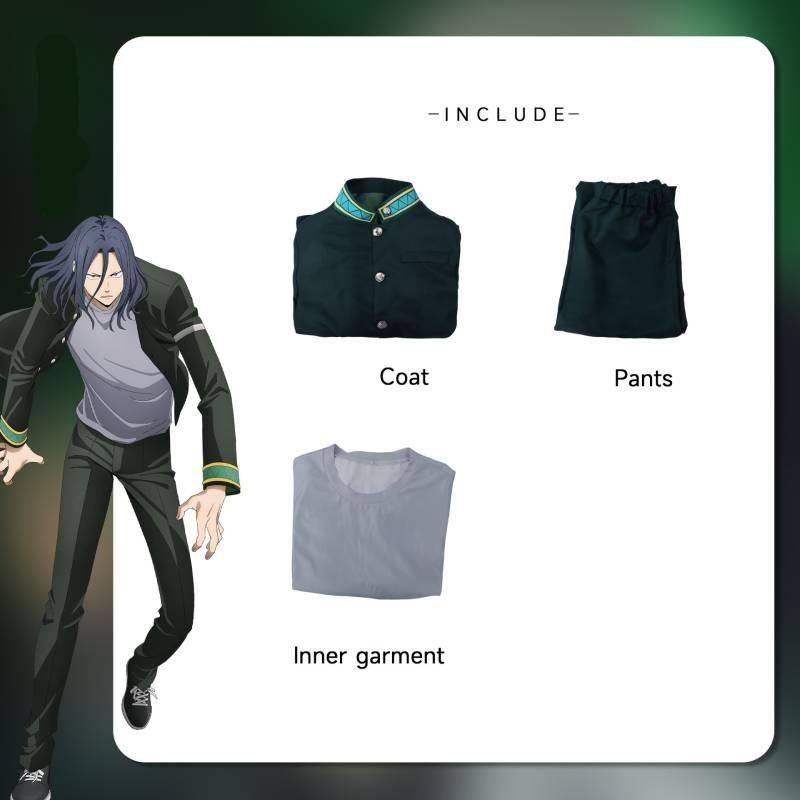 Polyester Windproof Windbreaker Cosplay Outfit With Accessories