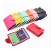 Women Men Business Credit Card Holder Wallet Purse Bag Leather Name Id Card Holder Bags Case Wallet