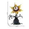 Halloween Crow Head Skull Bone Flower Rose Flower Small Particle Assembled Creative Building Block Model