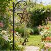 Weaving Christmas Bell Hanging Decoration Brown Wind Chime Pendant Hanging Decorative Bell  Gift