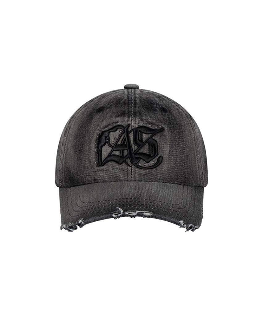 2000Akaibeuseu As Washed Denim Cap (Dark Blue)