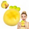 Cream Yellow Sensory Stress Toy Fruits Decompression Pinch Toy Pineapple Squeeze Toy Home Office