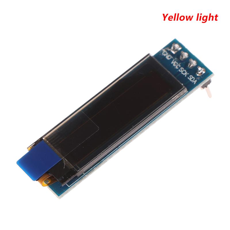 1 Stück 0,91 Zoll OLED-Displaymodul Weiß/Blau OLED 128X32 LCD LED-Anzeige SSD1306 12832 0,91 IIC I2C Kommunikation für Ardunio