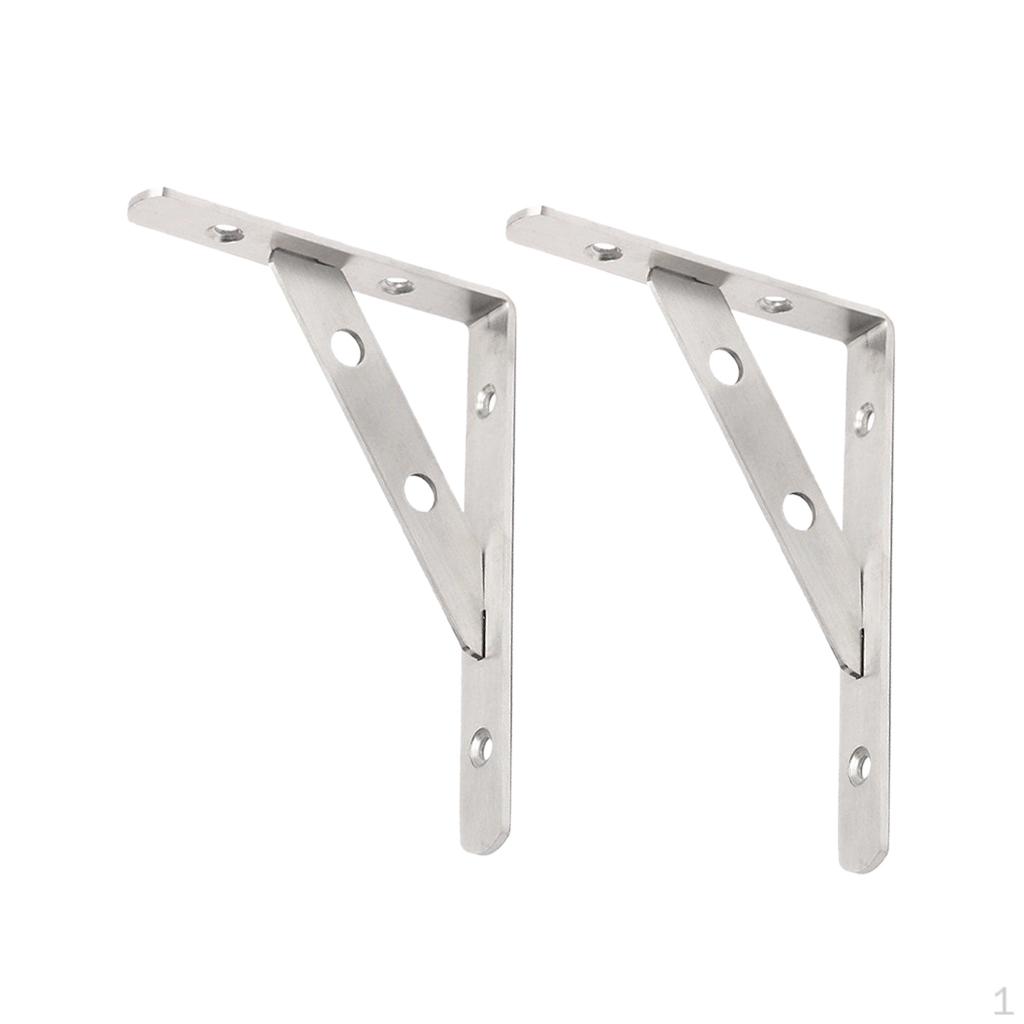 

2 Pcs. Heavy load carrier, Shelf Carrier Duty Angle L Shaped 6 inches