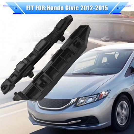 For Honda Civic Sedan 2012-15 Front Bumper Retainer Mounting Brackets Right Left
