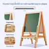 Solid Wood Children's Erasable Chalkboard Easel for Writing & Drawing