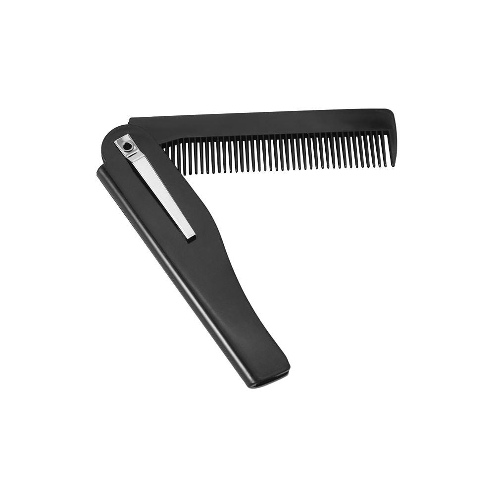 Mulitfunctional Portable Folding Comb Hairdressing Oil Head Styling Comb Travel