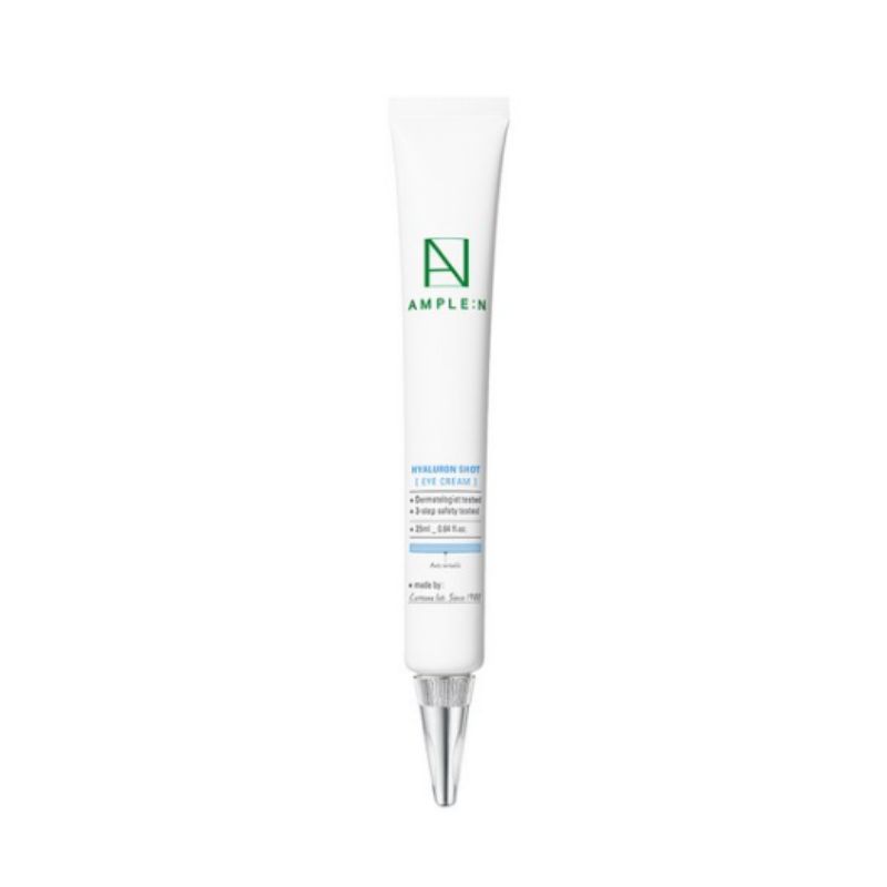 AMPLE:N Hyaluron Shot Eye Cream 2 25ml – Hydrating & Firming Eye Cream for Fine Lines and Puffiness