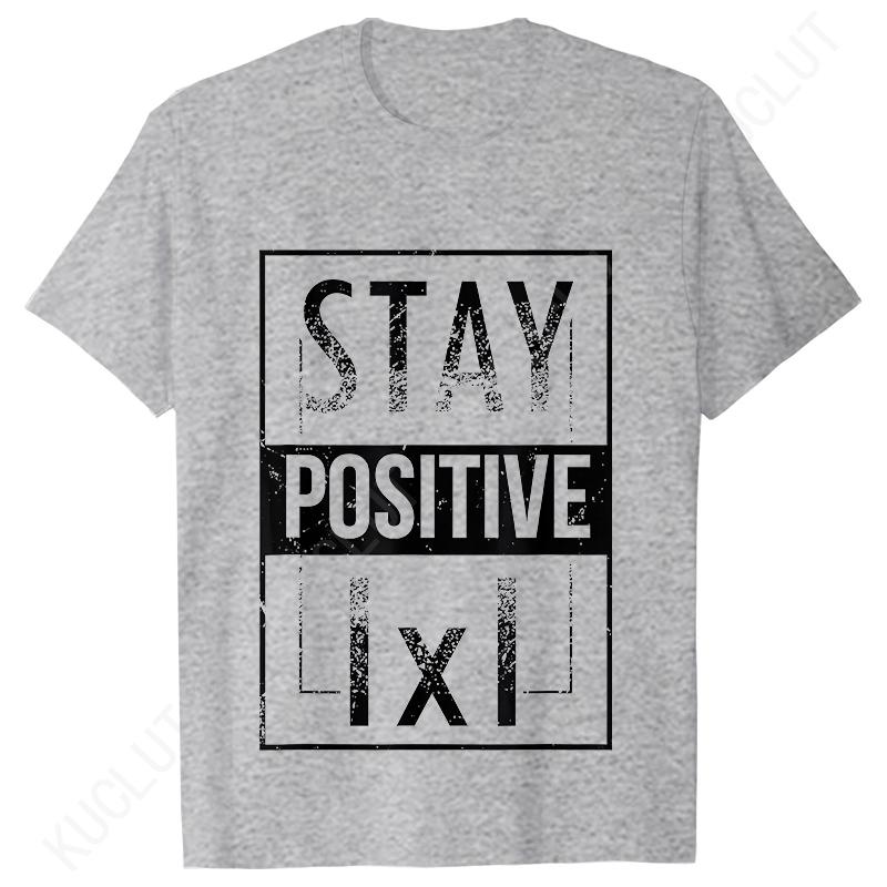 S5XL Best Funny Math Teacher Joke Fun Stay Positive TShirt Unisex Shirts For Men Fashion Clothing Streetwear Graphic T Shirts