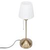 Pleated Table Lamp Aluminum Retro Warm Light Decorative Bedside Lamp for Nightstand Bedroom Living Room