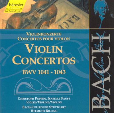 CD JOHANN SEBASTIAN BACH - CHRISTOPH P - Violinkonzerte (BWV 1041-1043) CD92125 H?nssler Classi 1999 Deutschland Klassisch Gebraucht