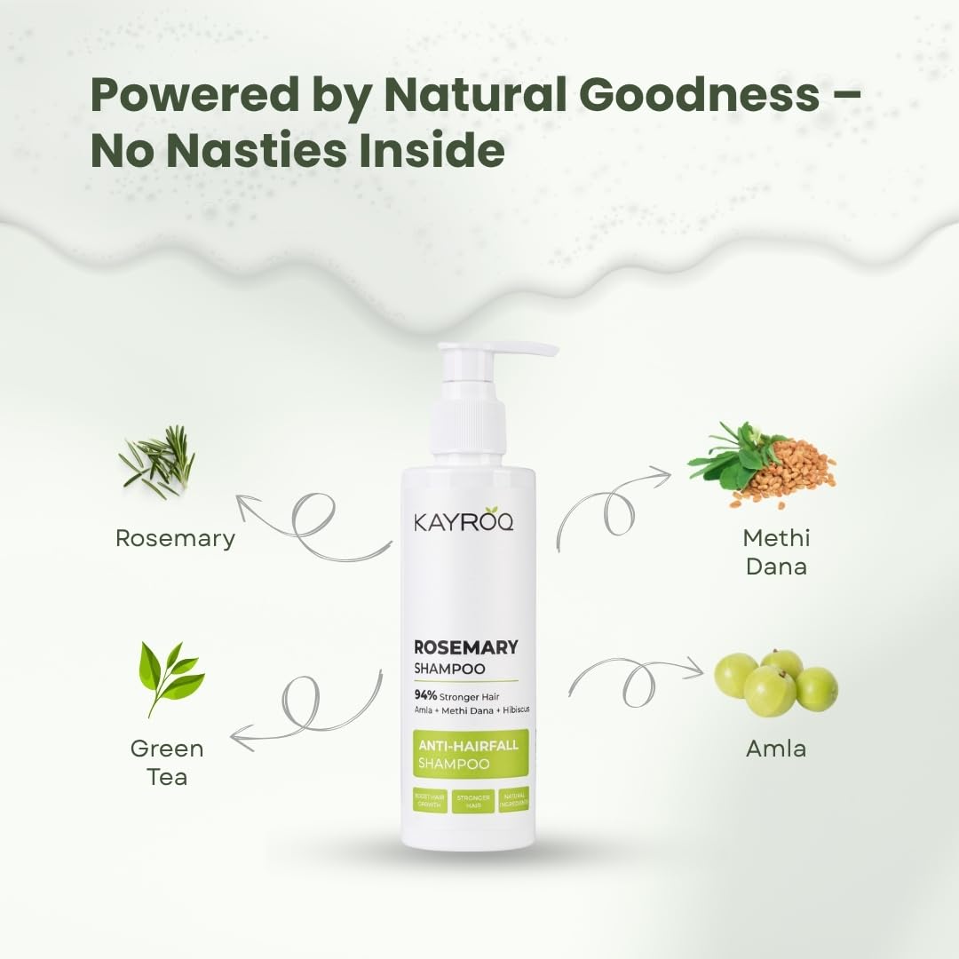 KAYROQ Rosemary Shampoo | 94% Stronger