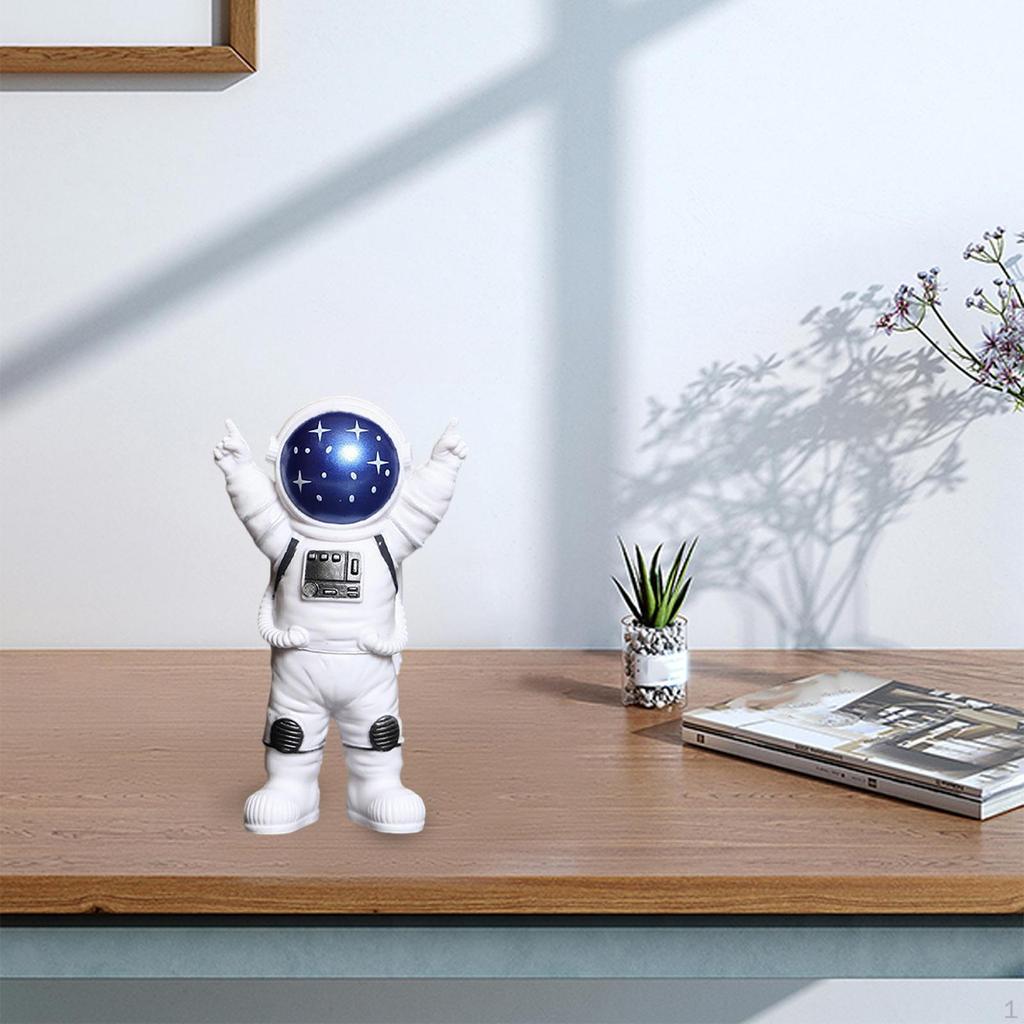 Astronautenfigur Schreibtischdekoration Harzstatue Figur Spielzeug Tischdekoration Kinderparty