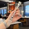 Stainless Steel, Fork, Restaurant Long Handled Fruit Fork, Salad Fork, Home Use, Cake and Dessert Fork, Hotel Main Dining Fork