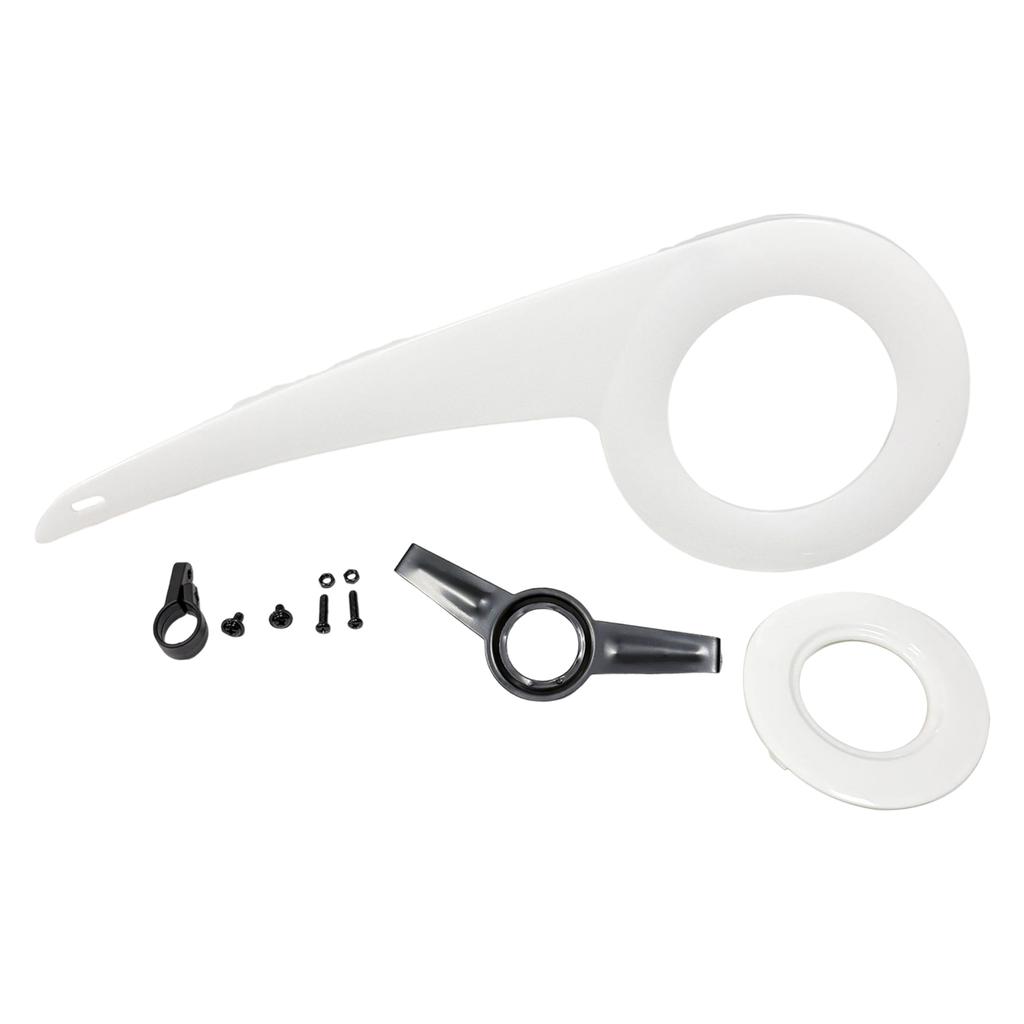 Bike Chain Guard Cover Sprockets Chainring Protection Bicycle Parts with Mount Hardware Wheel Crankset Protector for 32T-38T